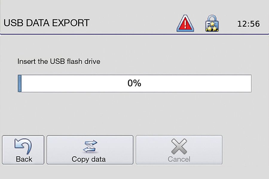  Störk-Tronic Commander, Screenshot, USB Export, Import, Datenlogger, Datenaufzeichnung.
